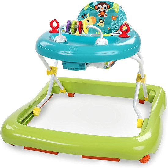 Bright Starts, loopleerhulp olifant en aap. Giggling Safari — afbeelding 4