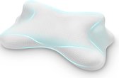 Luxiqo Memory Foam kussen - Premium kussen - Hoofdkussen - Comfortabel Slapen - Wit