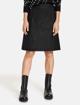 GERRY WEBER Dames Rok met scheerwol Schwarz-44