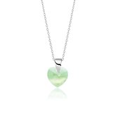 Montebello Ketting Aella KHZ443 - Swarovski® Hart - 925 Zilver Gerhod, - Ø10mm - 40cm