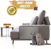 Katten Anti Krab XXL Vellen - 8 Stuks - Met neeleG Springveren - Meubelbescherming - Diervriendelijk - Geen Krabschade aan Meubels - Bankbescherming - Enkelzijdig Klevend en Transp