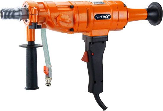 Kernboormachine - 2 versnellingen - 1500Watt - Diamantboor Watertoevoer voor Natboren - Diamantboormachine incl. koffer - SPERO