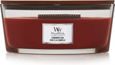 Bol.com WoodWick Heartwick Flame Ellipse Geurkaars - Cinnamon Chai - 50 branduren aanbieding