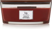 WoodWick Heartwick Flame Ellipse Geurkaars - Cinnamon Chai