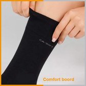 Camano Ca-Soft Sokken unisex 2 PACK 35/38 Zwart Naadloos en zonder knellende elastiek