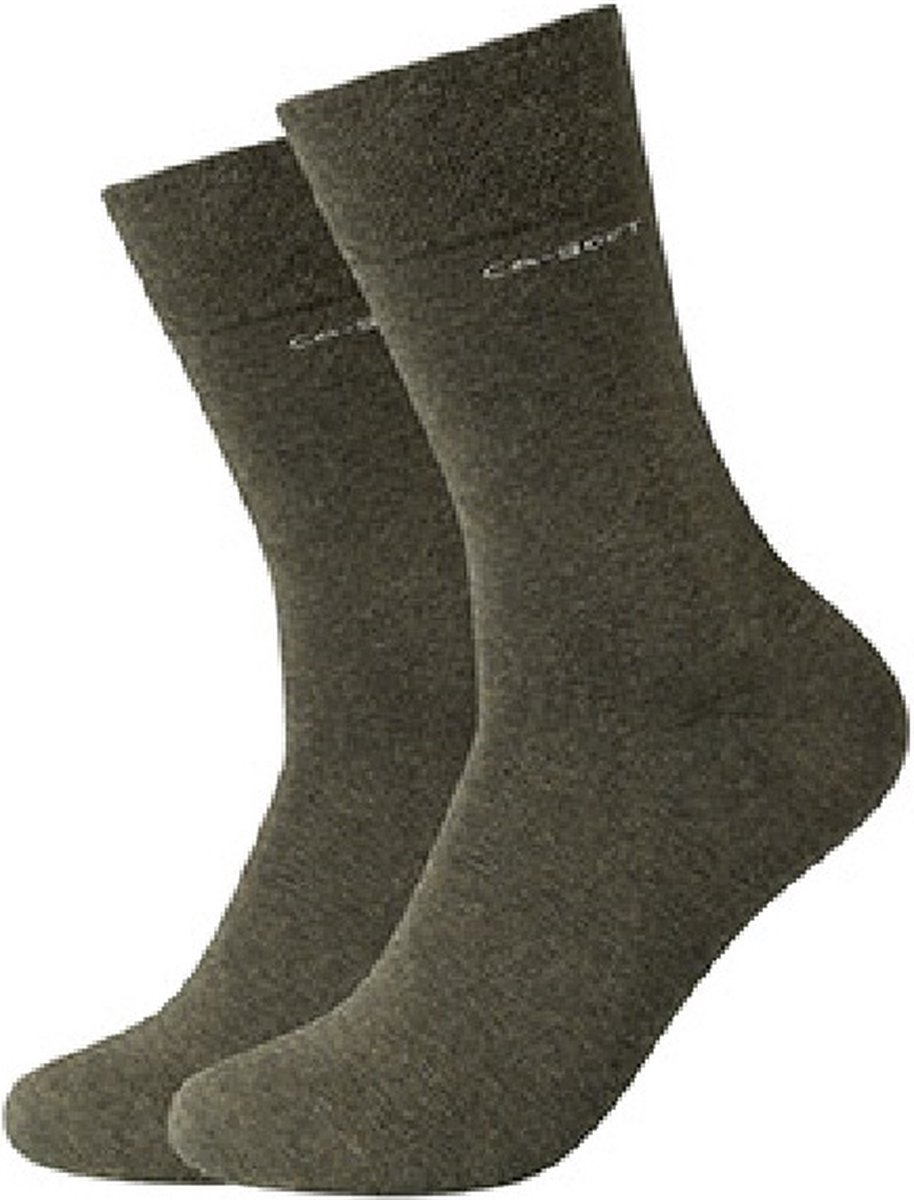 Camano Ca-soft sokken unisex 2 PACK 35/38 Antracite mel. Naadloos en zonder knellende elastiek