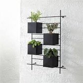 bloempot hanger zwart