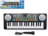 keyboard voor kinderen 45 x 16 cm. met microfoon