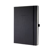 Sigel notitieboek - Conceptum Pure - A4+ - zwart - hardcover - 194 pagina's- 80 grams - lijn - SI-CO116