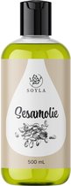 Sesamolie - 500 ml - 100% Puur - Onbewerkte Sesam olie voor Gezicht, Haar en Lichaam - Huidolie - Haarolie