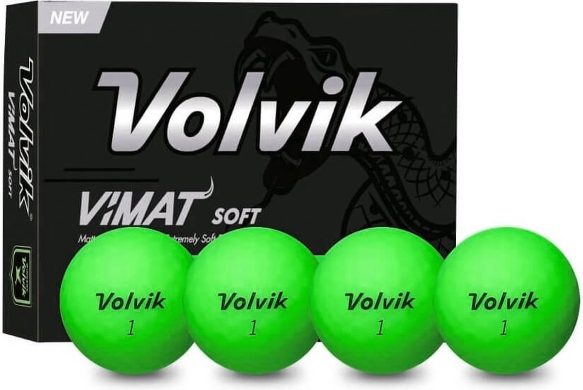 Volvik Vimat Golfballen - Groen - 12 Stuks