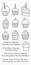 All the Cupcakes Clear Stamps (CS-489)