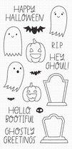 Ghostly Greetings Clear Stamps (CS-495)