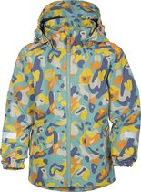 Didriksons - Waterdichte tussenjas voor kinderen - Lava Printed kids - Turquoise - maat 120 (116-122cm)