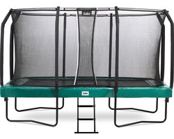 Salta First Class - Trampoline met veiligheidsnet en ladder - 427 x 244 cm - Groen