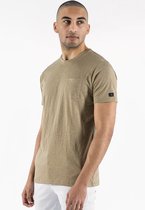 P&S Heren T-shirt-FRANK-Covert Green-M