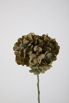 Kunstbloem - Hydrangea - Hortensia - topkwaliteit decoratie - 2 stuks - zijden bloem - Groen - 63 cm hoog