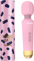 Vandelay Magic Mate Massager - Draadloos en waterdicht - Personal Wand Massager - Geheugeneditie - Batterijduur van 2+ uur (Roze)