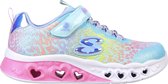 Skechers Flutter Heart Lights Loves Wi Meisjes Sneakers - Multicolour - Maat 30