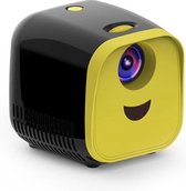 Elementkey PiX Beamer – Draagbaar Projector – 1080P Full HD -  5W Speaker - Kids Mini Projector - Beamer Voor Kinderen - Geel / Zwart