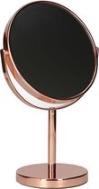 Make-up spiegel op voet - 7x vergrotend - rosé goud