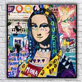 ✅ UNIEK 1 van de 10 - Luxify 166 - Kunstwerk Canvas 80x80 cm - groot - Print op Canvas schilderij - CUSTOM LUXURY WALL ART - FILM ART - CUSTOM WALL ART - CUSTOM DESIGN - (Wanddecor
