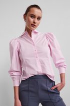 Pieces Blouse Pcharli Ls Pleat Shirt Bc 17122201 Ballerina Dames Maat - L