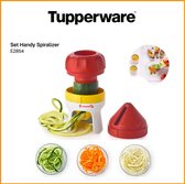 Tupperware groenten spiraalsnijder - tagliatelli - spaghetti (set)