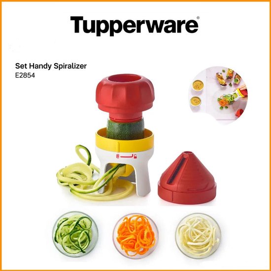 Spiraliseur de légumes Tupperware - tagliatelles - spaghetti (ensemble)