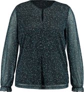 SAMOON Dames Blouseachtig shirt van zachte mesh