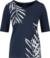 GERRY WEBER Dames Shirt met print, van GOTS-gecertificeerd katoen