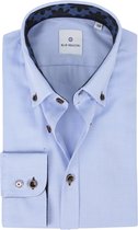 Blue Industry - Overhemd Strepen Blauw - 44 - Heren - Slim-fit