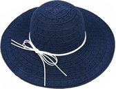 Zomerhoed - Navy - Blauw - Strikje - Zonnehoed - Hoed