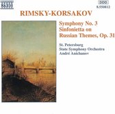 St Petersburg State So - Symphony 3/Sinfonietta (CD)