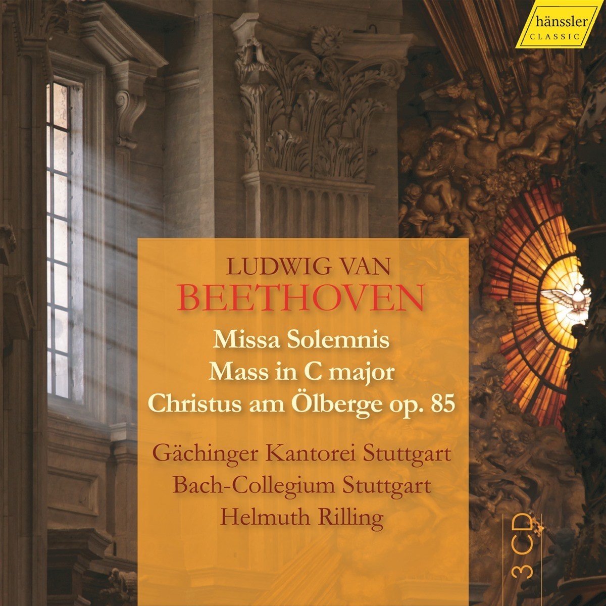Gächinger Kantorei Stuttgart, Bach-Collegium Stuttgart, Helmuth Rilling - Beethoven: Sacred Choral Works (3 CD)