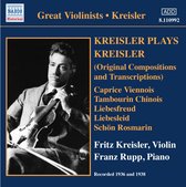 Fritz Kreisler - Kreisler Plays Kreisler (CD)