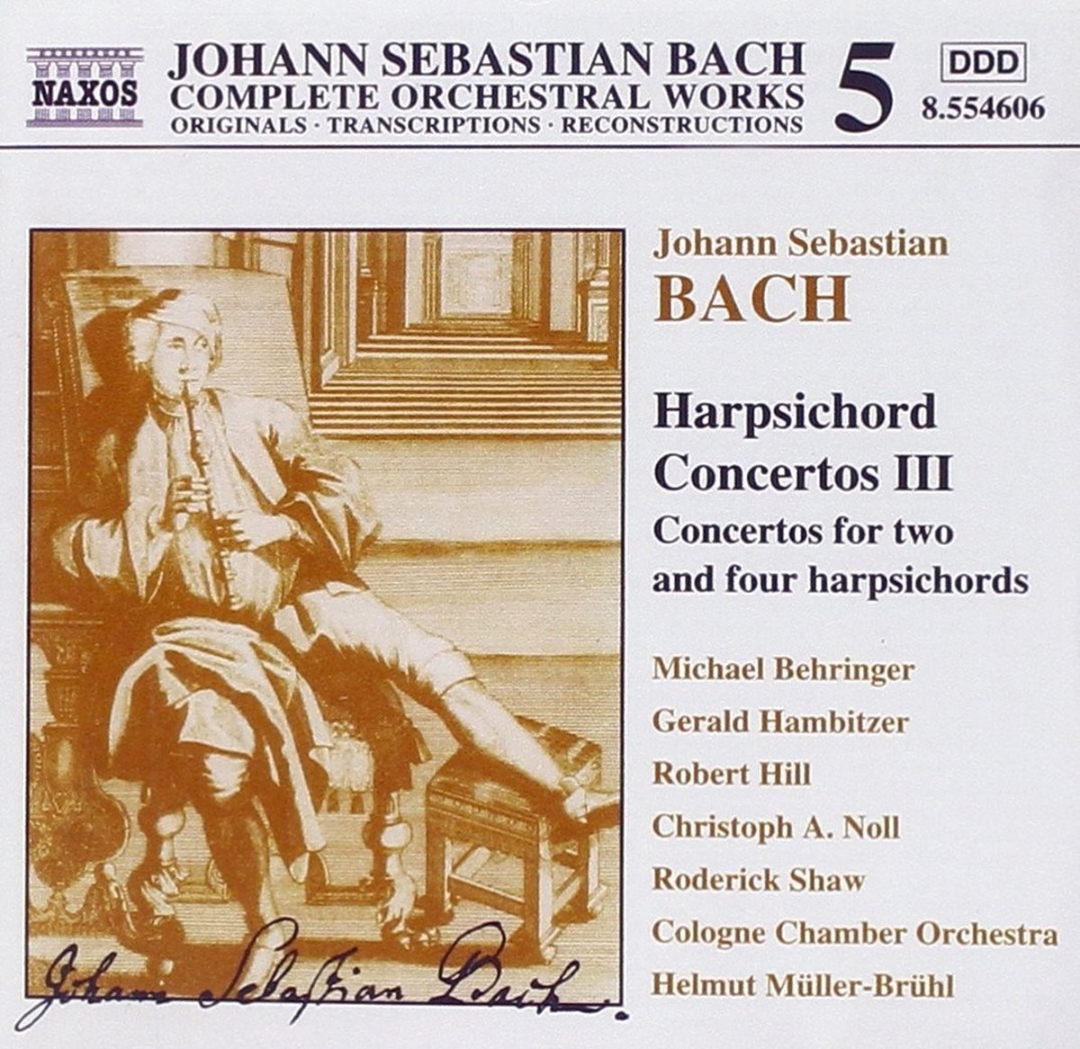 Cologne Chamber Orchestra, Helmut Müller-Brühl - J.S. Bach: Harpsichord Concertos III (CD)