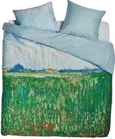 Van Gogh Dekbedovertrek Field with Poppies - 240 x 200/220 cm - groen