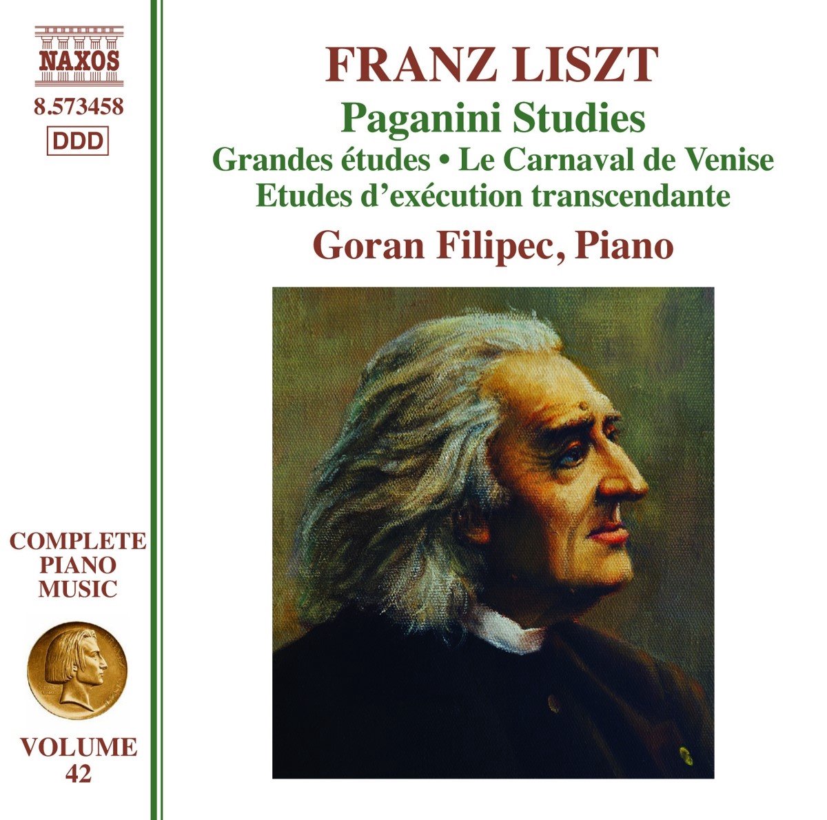 Goran Filipec - Liszt: Paganini Studies (CD)