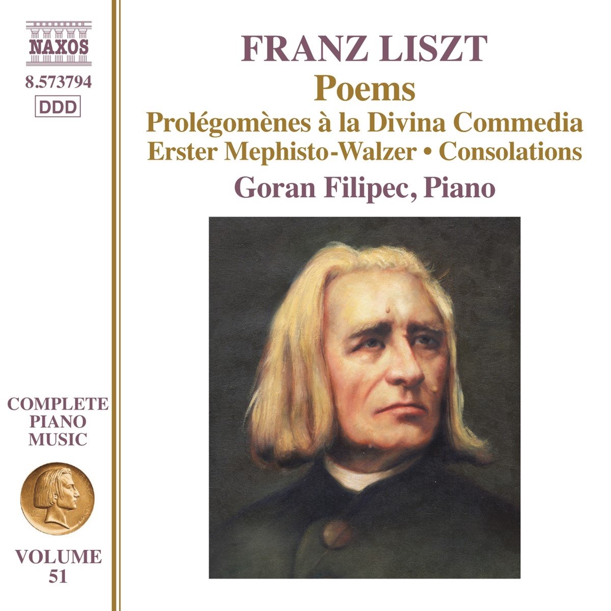 Goran Filipec - Liszt: Complete Piano Music, Vol. 51 - Poems (CD)