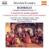 Asier Polo, Mikhail Ovrutsky, Castille And León Symphony Orchestra, Max Bragado-Darman - Rodrigo: Complete Orchestral Works 3 (CD)