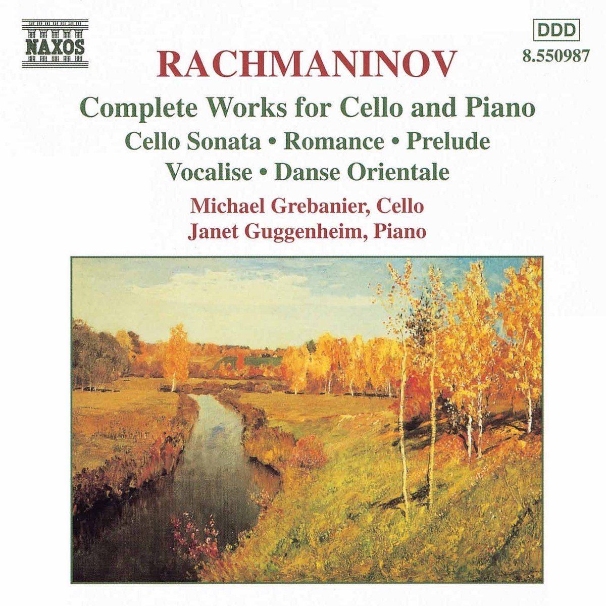 Michael Grebanier & Janet Guggenheim - Rachmaninov: Complete Works For Cello & Piano (CD)