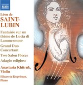 Anastasia Khitruk & Elizaveta Kopelman - Saint-Lubin: Works For Violin Volume 1 (CD)
