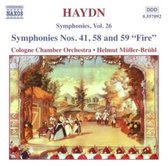 Cologne Chamber Orchestra, Helmut Müller-Brühl - Haydn: Symphonies Volume 26 (41, 58, 59) (CD)