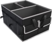 Opvouwbare Kofferbak Organizer - Opbergbox - Car Organiser - Opbergdoos - Extra Stevig - Boodschappentas - Oxford Doek - Zwart