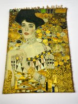 Sjaal schilderij Gustav Klimt Adele van dikker materiaal met 2 kanten (1 effen)
