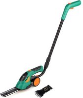 FLO accu Gras- & Struikschaar met steel en wielen - 85 cm -Inclusief accu en lader