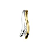 The Jewelry Collection Hanger Diamant 0.06ct H P1 - Bicolor Goud