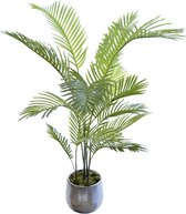 Kamyra® Palmboom Kunstplant - Nep Planten Palm Groot - Plant Voor Binnen En Buiten - Decoratie - Duurzaam - 150 × 60 cm