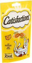 3x - Catisfactions - Kattensnack Met Kaas - 3x60g
